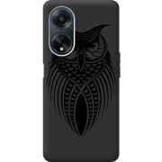 Черный чехол BoxFace OPPO A98 5G Owl