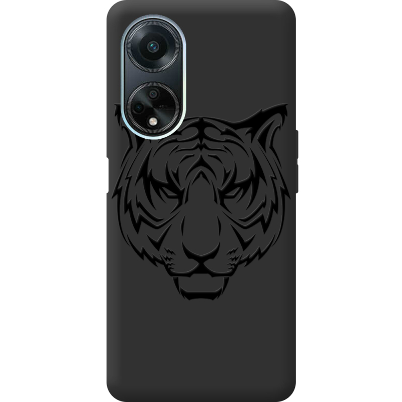 Черный чехол BoxFace OPPO A98 5G Tiger