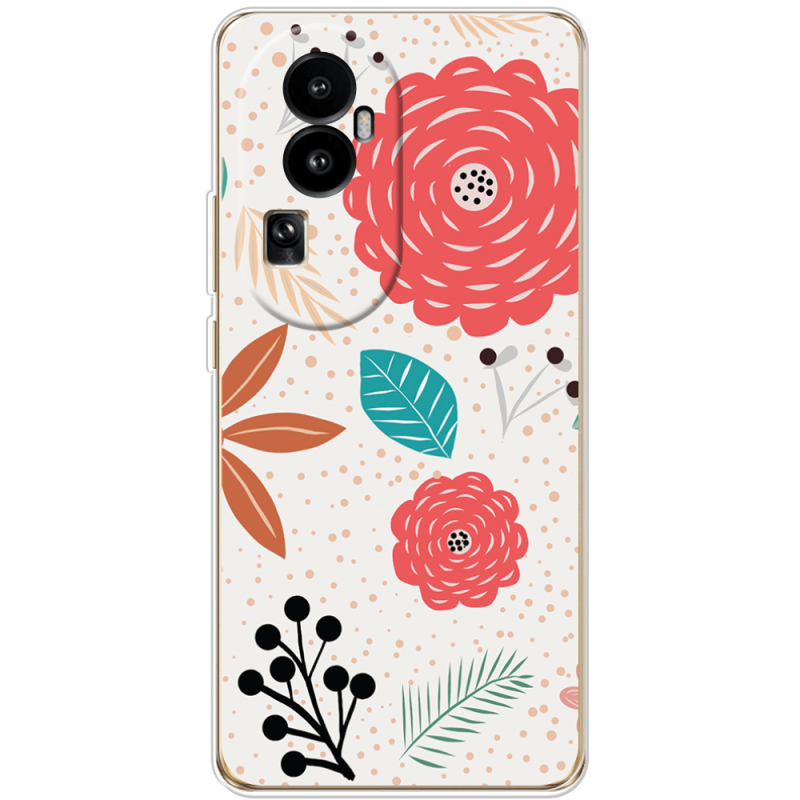 Чехол BoxFace OPPO Reno 10 (China) Line Flowers