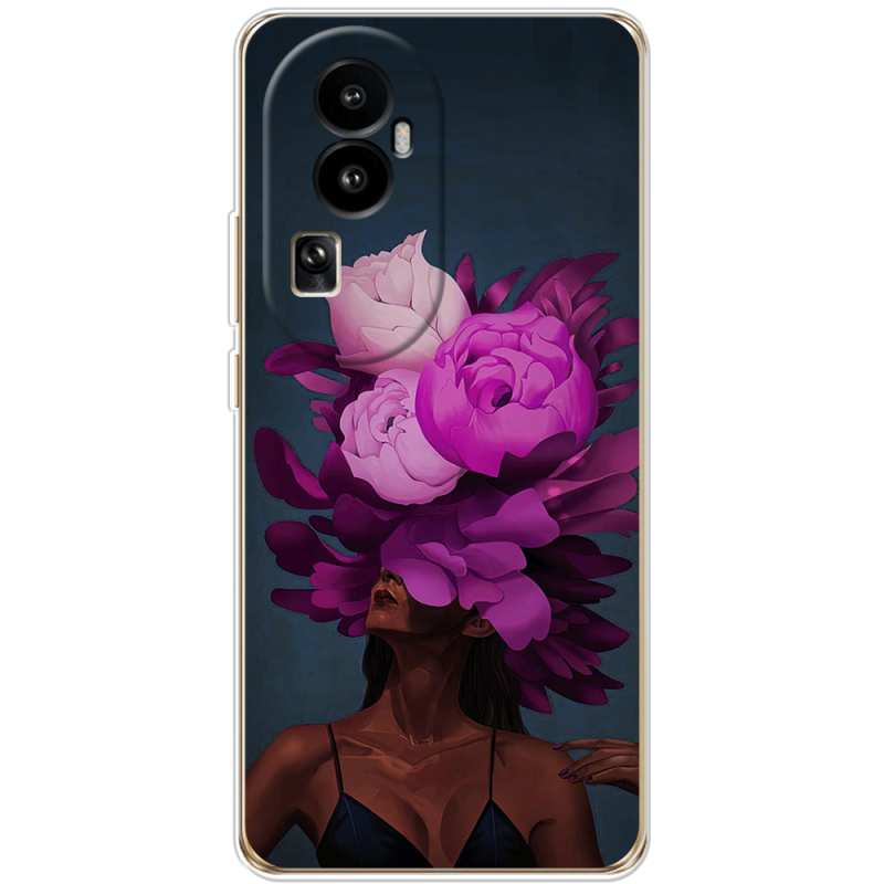 Чехол BoxFace OPPO Reno 10 (China) Exquisite Purple Flowers