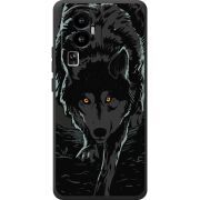 Черный чехол BoxFace OPPO Reno 10 (China) Wolf