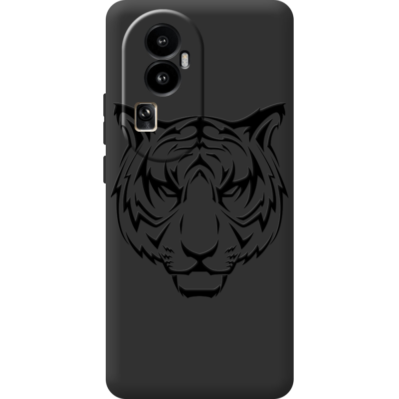 Черный чехол BoxFace OPPO Reno 10 (China) Tiger