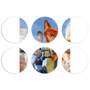 Магнитные фотопазлы круги d55 набор 6 штук 