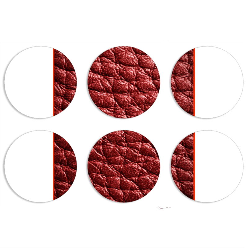 Магнитные фотопазлы круги d55 набор 6 штук 