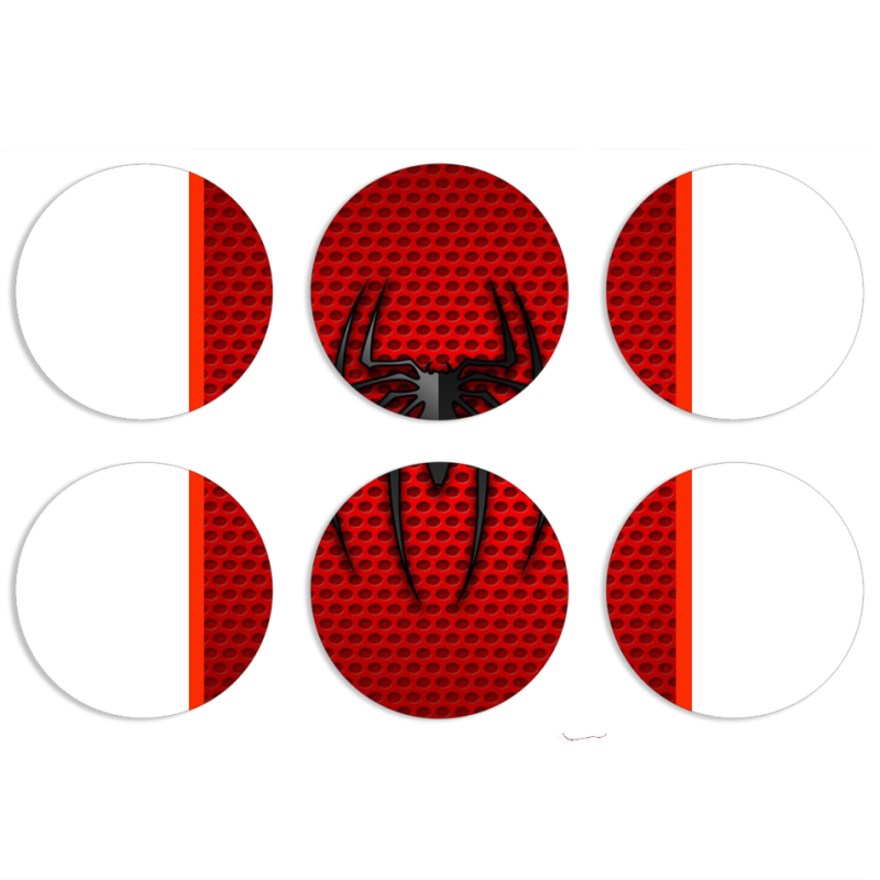 Магнитные фотопазлы круги d55 набор 6 штук 