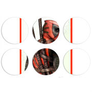 Магнитные фотопазлы круги d55 набор 6 штук 