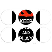 Магнитные фотопазлы круги d55 набор 6 штук 