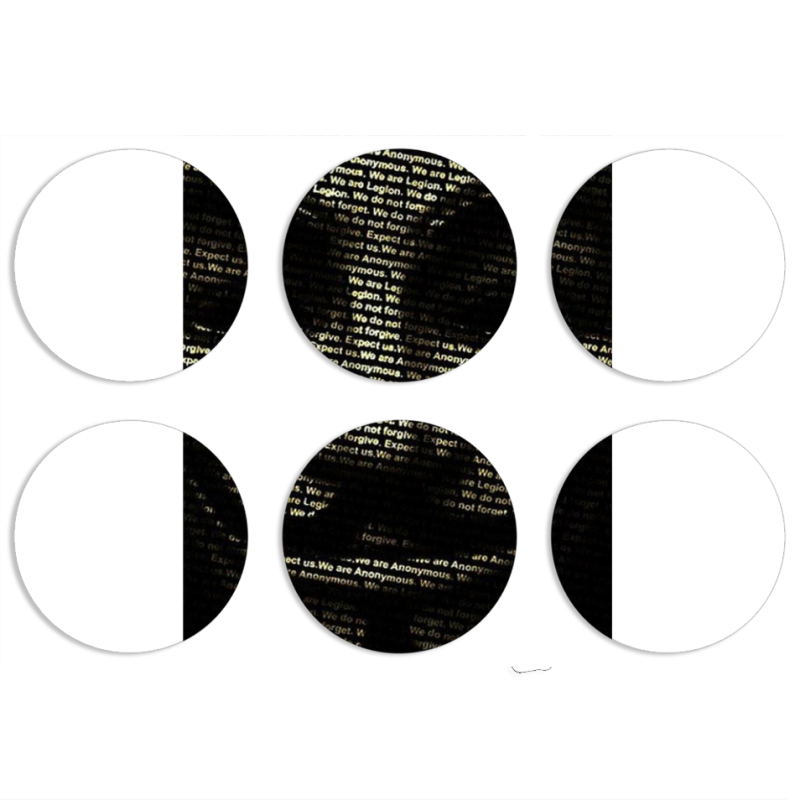 Магнитные фотопазлы круги d55 набор 6 штук 