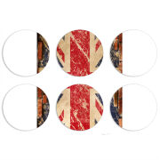 Магнитные фотопазлы круги d55 набор 6 штук 