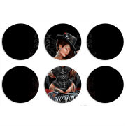 Магнитные фотопазлы круги d55 набор 6 штук 