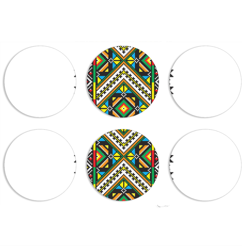 Магнитные фотопазлы круги d55 набор 6 штук 