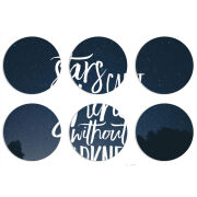 Магнитные фотопазлы круги d55 набор 6 штук 