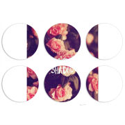 Магнитные фотопазлы круги d55 набор 6 штук 