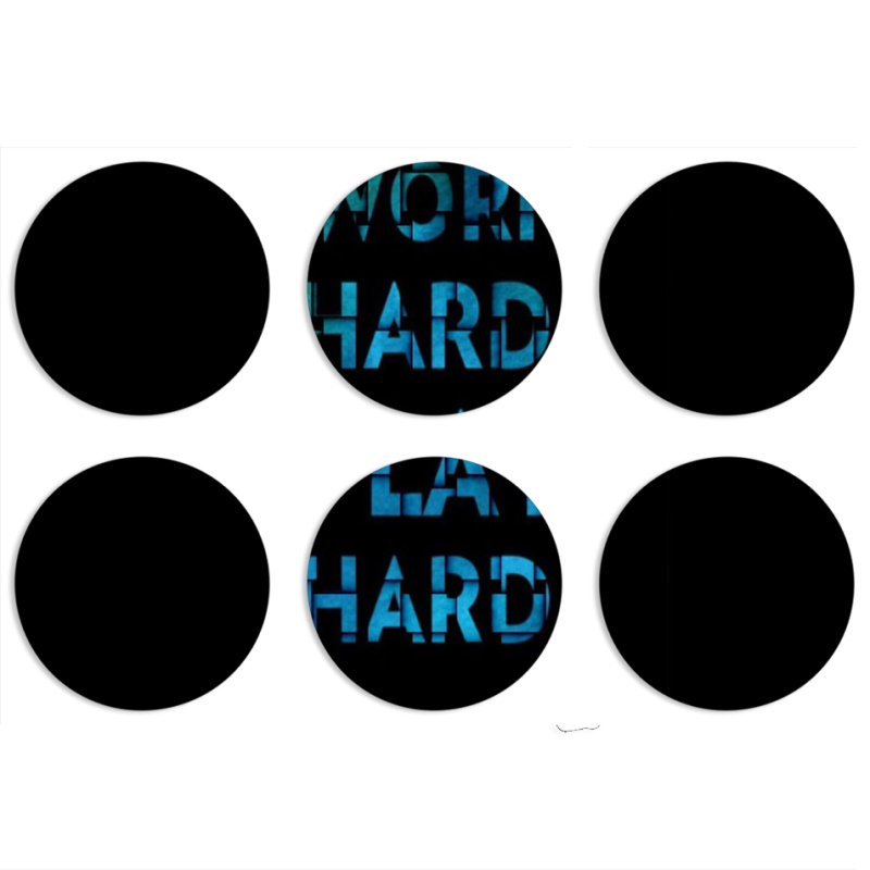 Магнитные фотопазлы круги d55 набор 6 штук 