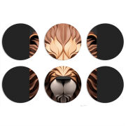 Магнитные фотопазлы круги d55 набор 6 штук 