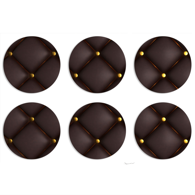 Магнитные фотопазлы круги d55 набор 6 штук 