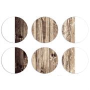 Магнитные фотопазлы круги d55 набор 6 штук 