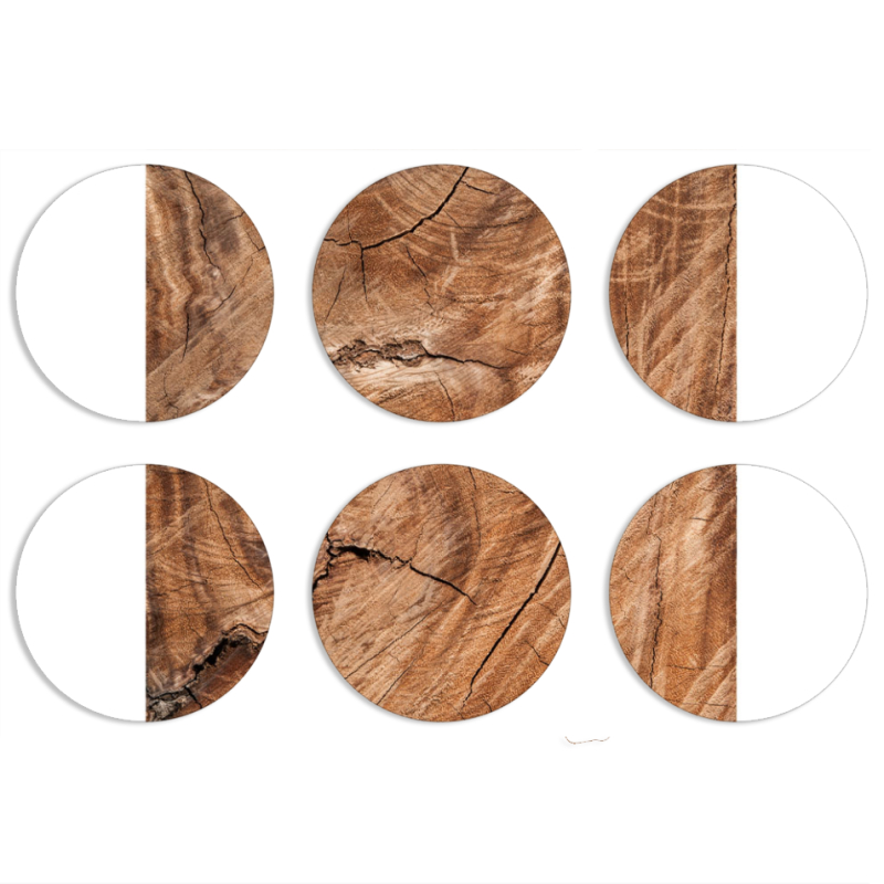 Магнитные фотопазлы круги d55 набор 6 штук 