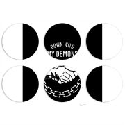 Магнитные фотопазлы круги d55 набор 6 штук 