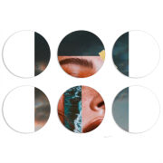 Магнитные фотопазлы круги d55 набор 6 штук 