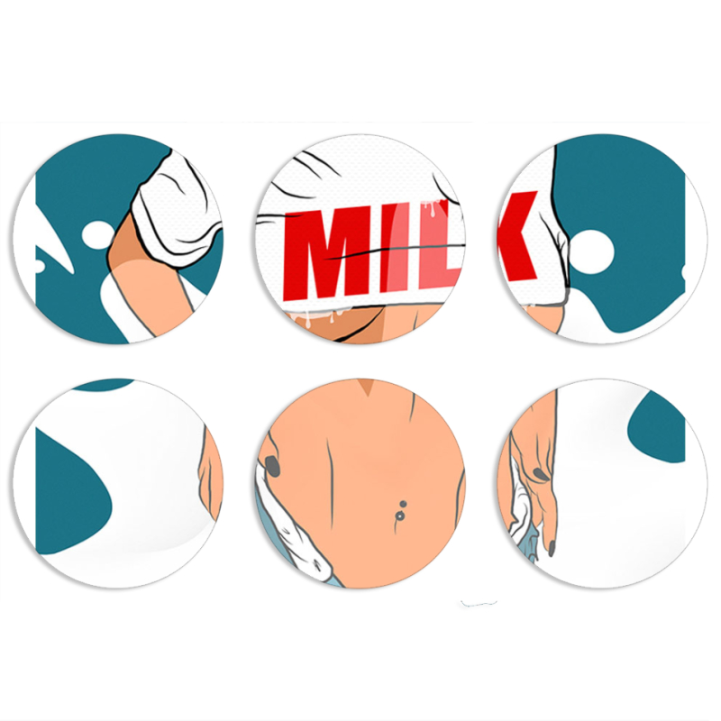 Магнитные фотопазлы круги d55 набор 6 штук 