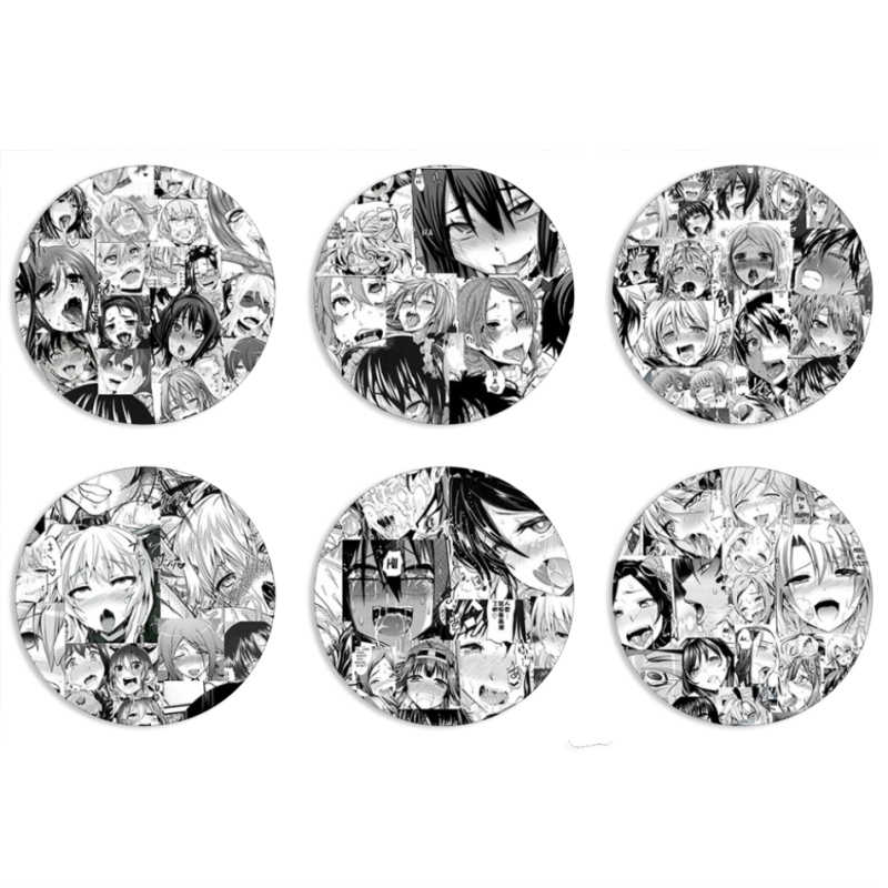 Магнитные фотопазлы круги d55 набор 6 штук O-Face