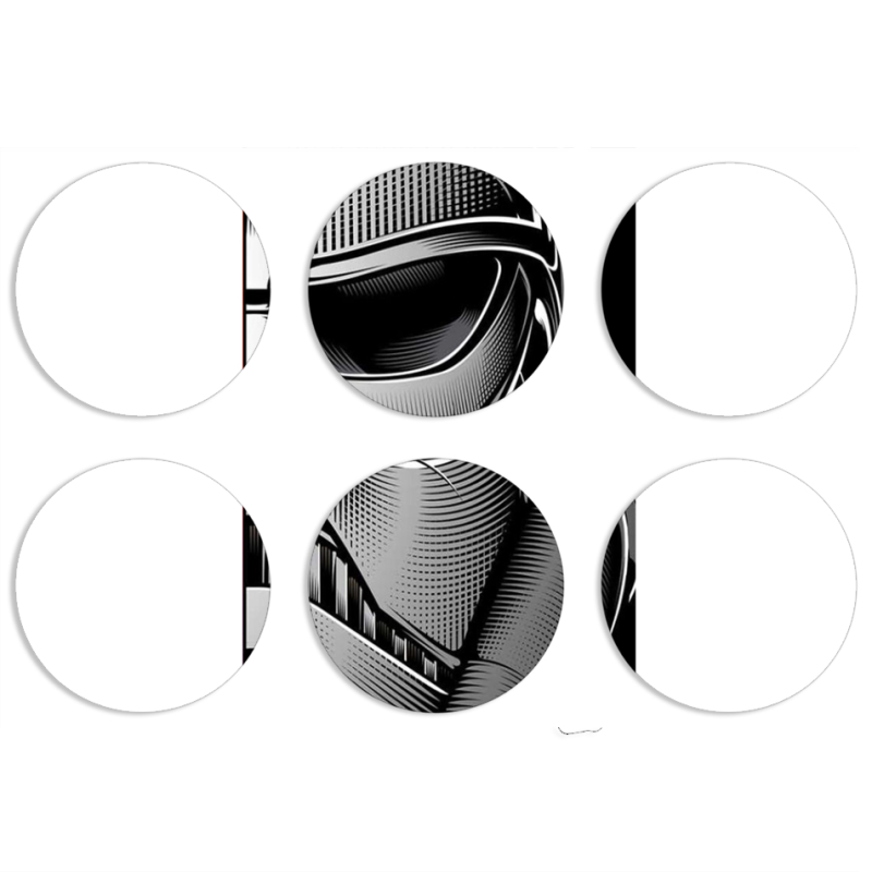 Магнитные фотопазлы круги d55 набор 6 штук Imperial Stormtroopers