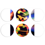 Магнитные фотопазлы круги d55 набор 6 штук 