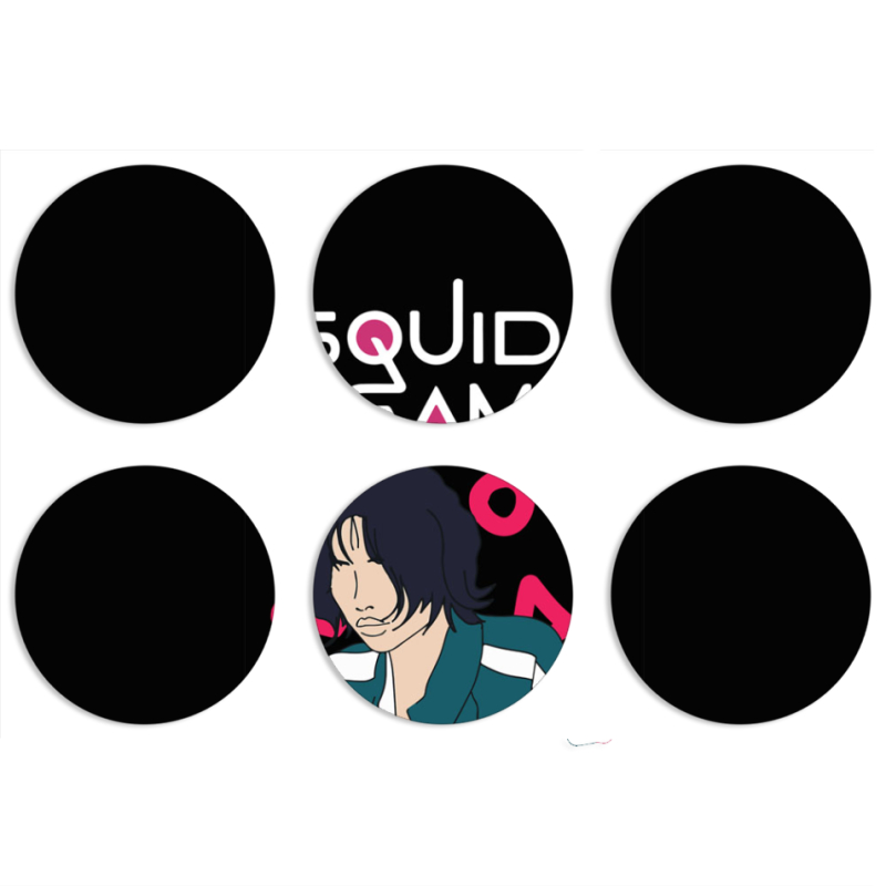 Магнитные фотопазлы круги d55 набор 6 штук siquid game 067