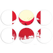 Магнитные фотопазлы круги d55 набор 6 штук 