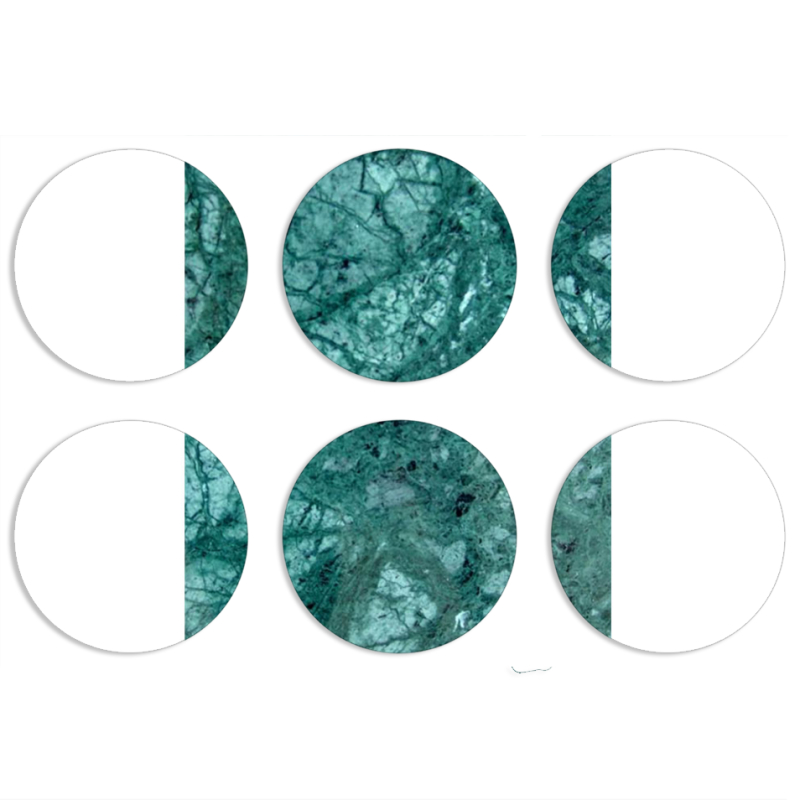 Магнитные фотопазлы круги d55 набор 6 штук 