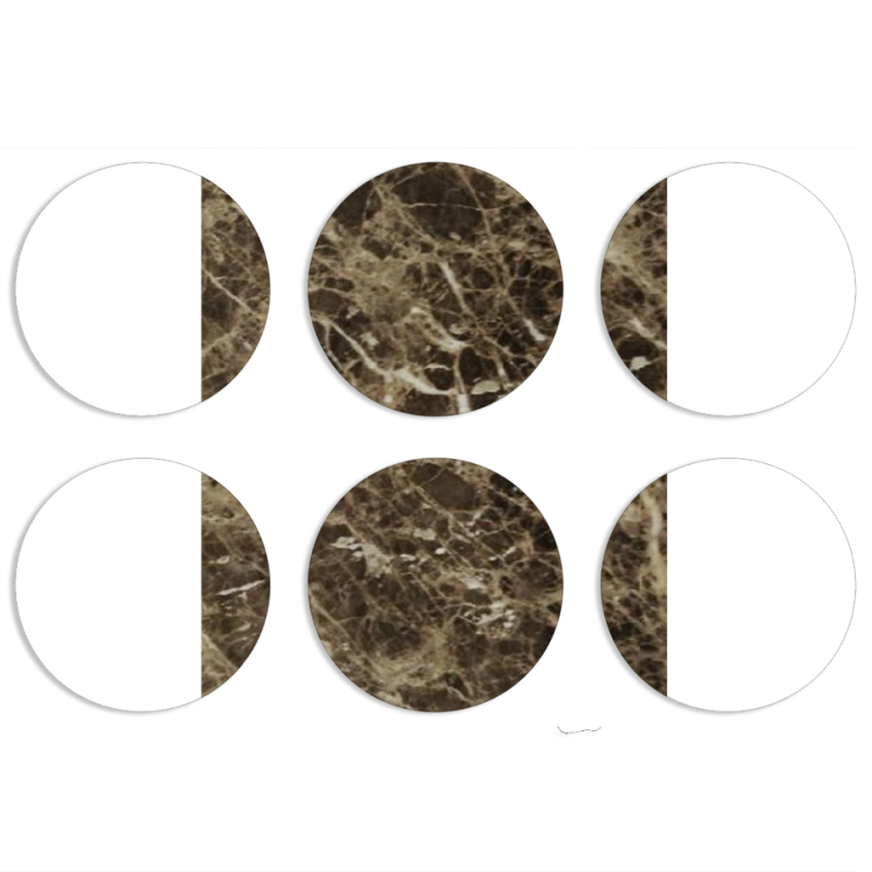 Магнитные фотопазлы круги d55 набор 6 штук 