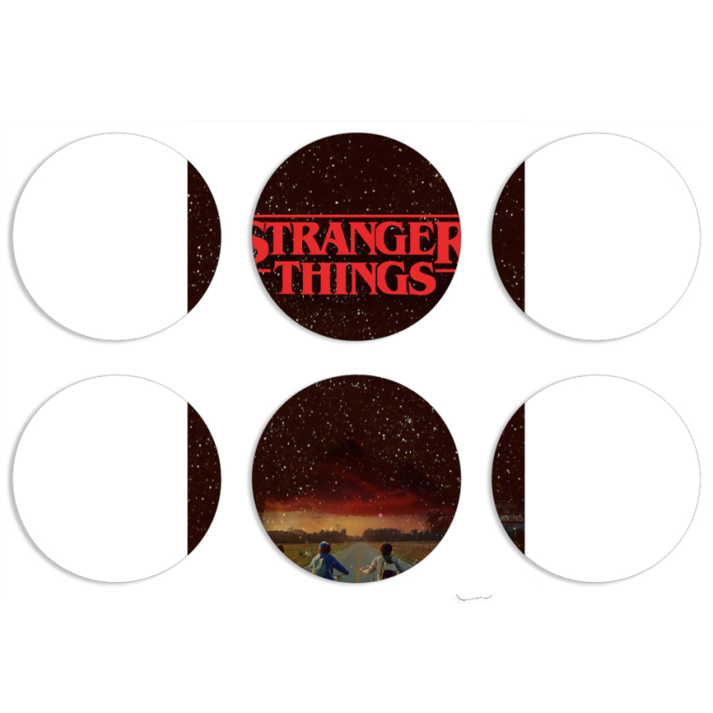 Магнитные фотопазлы круги d55 набор 6 штук 