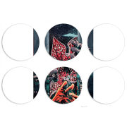 Магнитные фотопазлы круги d55 набор 6 штук 