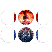 Магнитные фотопазлы круги d55 набор 6 штук 