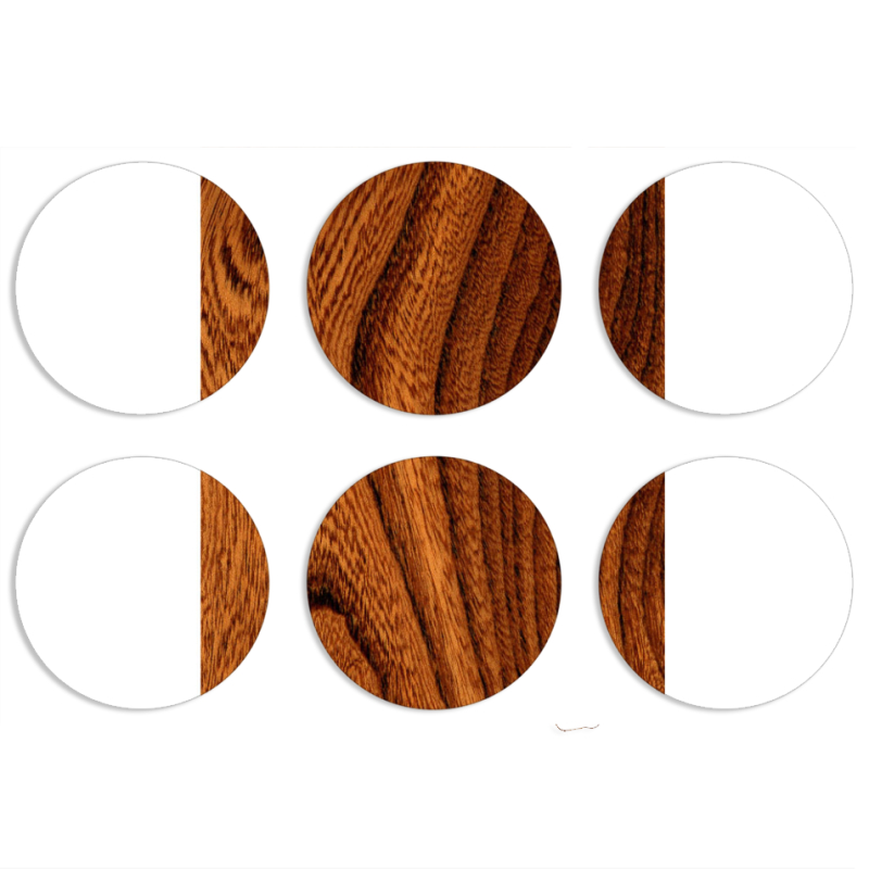 Магнитные фотопазлы круги d55 набор 6 штук 