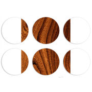 Магнитные фотопазлы круги d55 набор 6 штук 