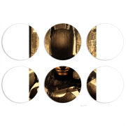 Магнитные фотопазлы круги d55 набор 6 штук 