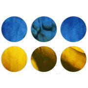 Магнитные фотопазлы круги d55 набор 6 штук Handshake