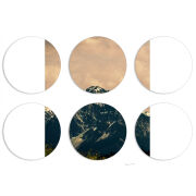 Магнитные фотопазлы круги d55 набор 6 штук 