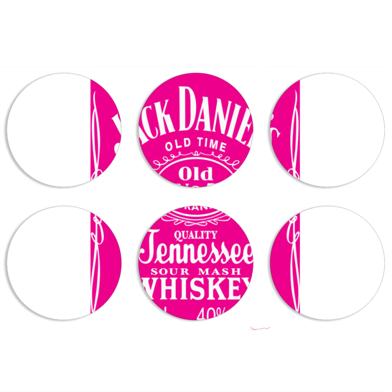 Магнитные фотопазлы круги d55 набор 6 штук 