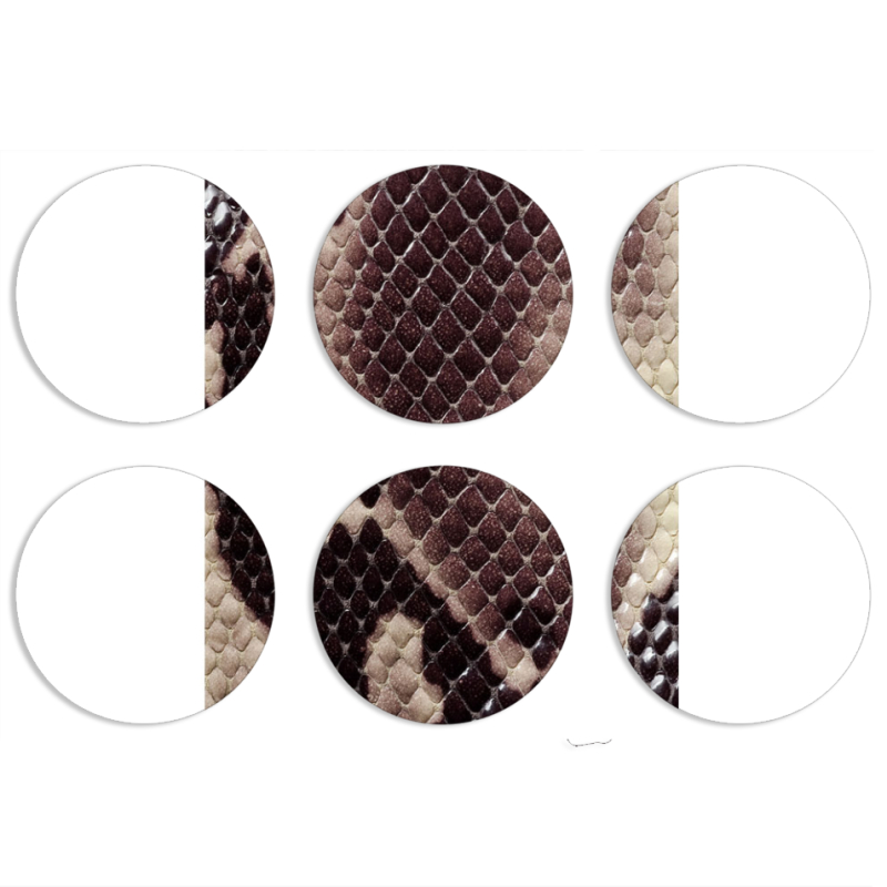 Магнитные фотопазлы круги d55 набор 6 штук 