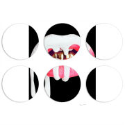 Магнитные фотопазлы круги d55 набор 6 штук 