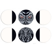 Магнитные фотопазлы круги d55 набор 6 штук 