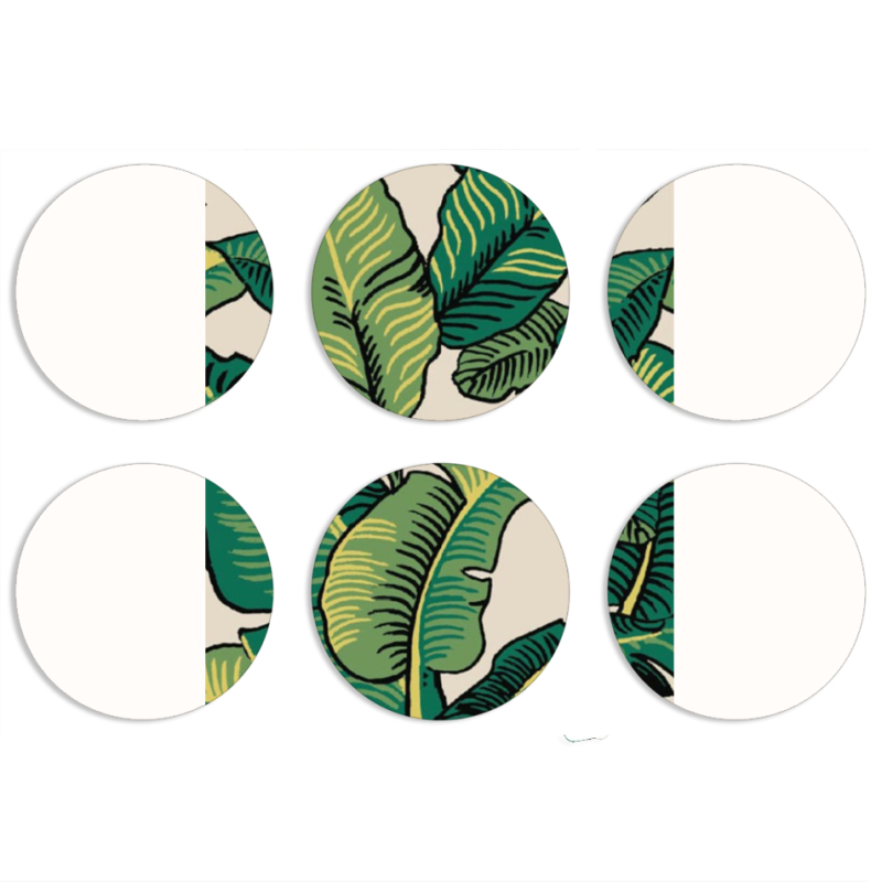 Магнитные фотопазлы круги d55 набор 6 штук 