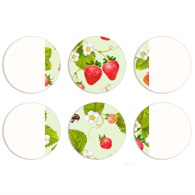 Магнитные фотопазлы круги d55 набор 6 штук 