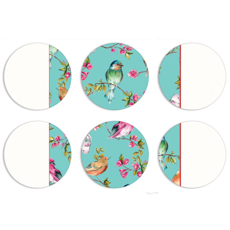 Магнитные фотопазлы круги d55 набор 6 штук 