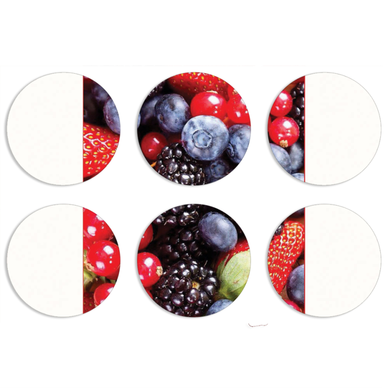 Магнитные фотопазлы круги d55 набор 6 штук 