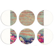 Магнитные фотопазлы круги d55 набор 6 штук 