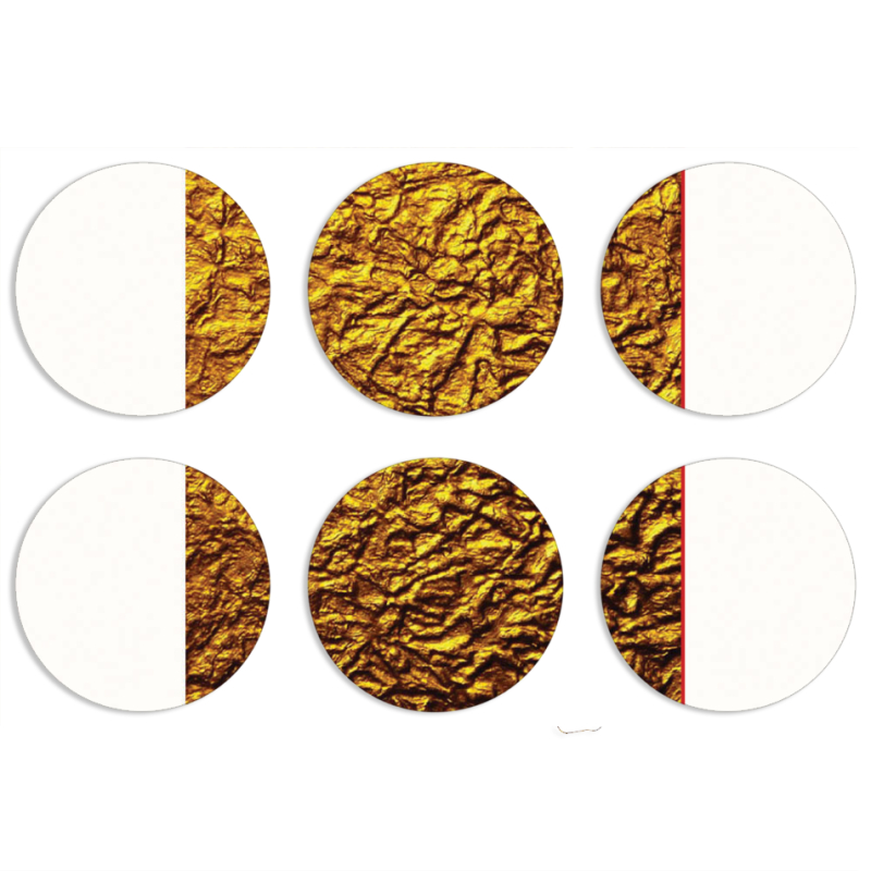 Магнитные фотопазлы круги d55 набор 6 штук 